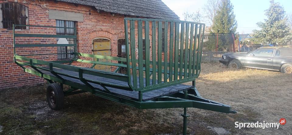 Przyczepa do balotow slomy siana dłużyca nieuszkodzony wielkopolskie Ostrów Wielkopolski