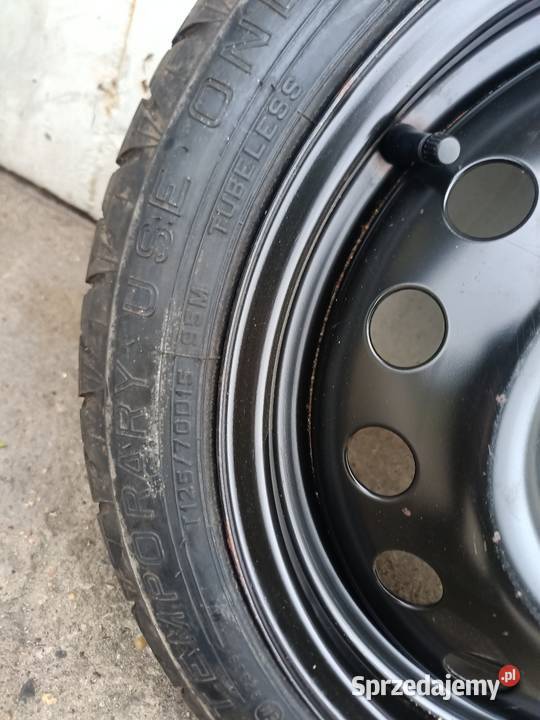 Koło dojazdowe zapasowe nissan notte Blachownia