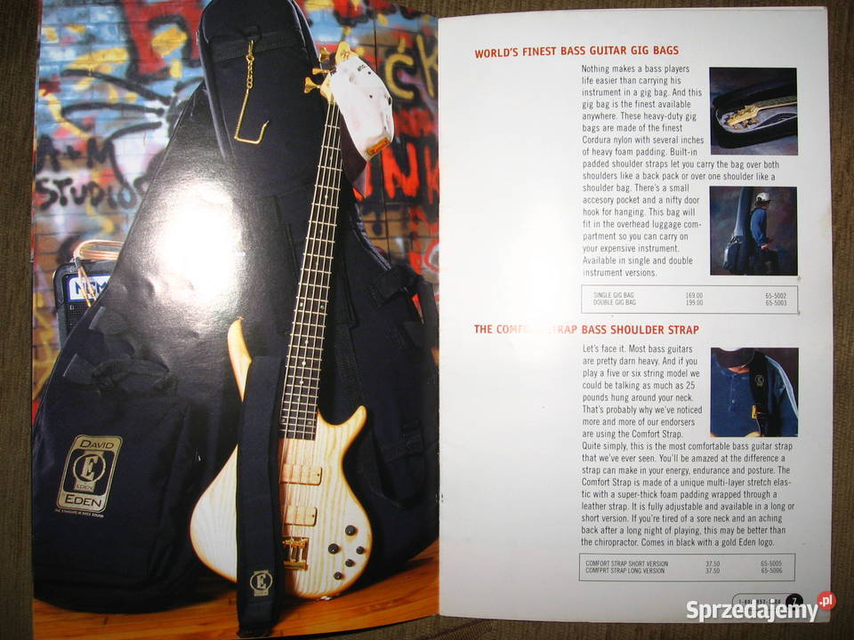 EDEN Bass Amplification catalog two brochures pomorskie Kępice