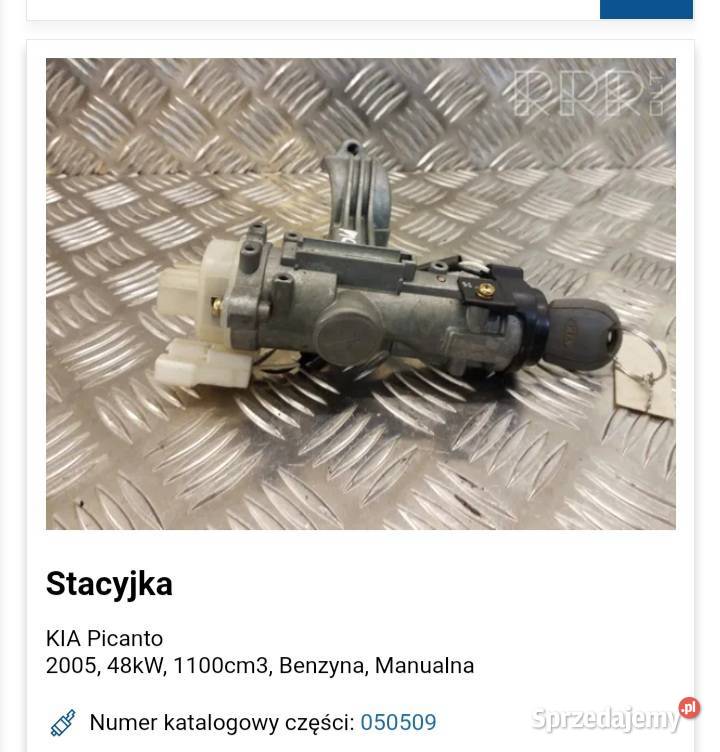 Kia picanto 20052011 stacyjka