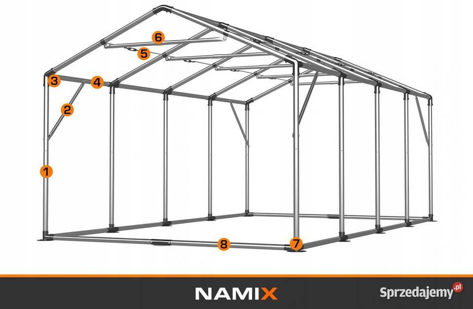 Namiot PRESTIGE 4x826m ogrodowy imprezowy garaż Jabłonna sprzedam