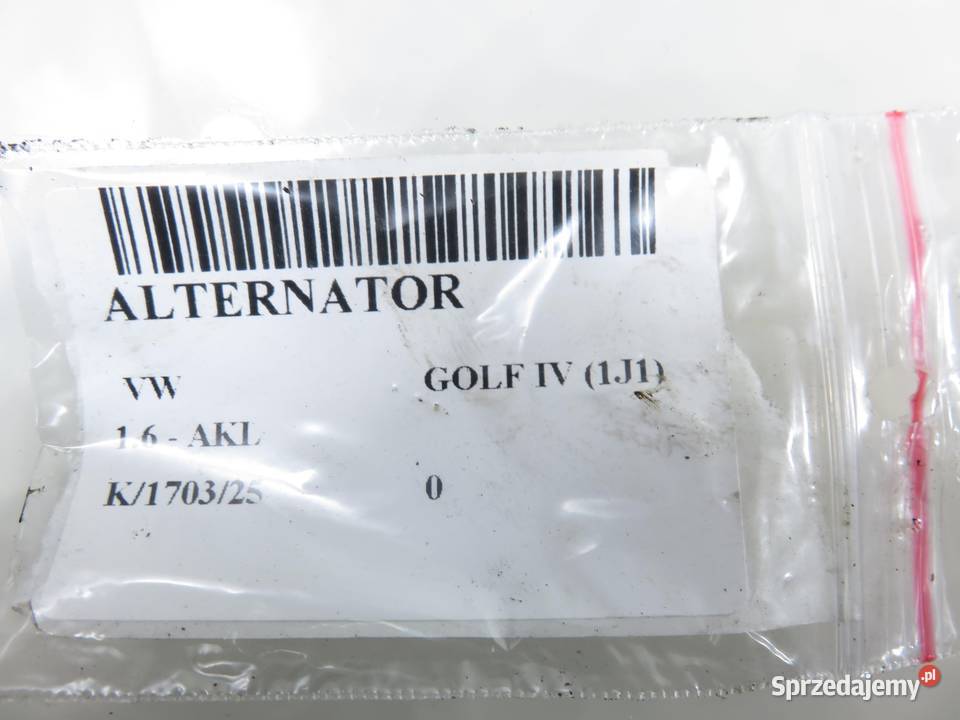 ALTERNATOR VW GOLF IV 16 028903028C 0124315003 małopolskie sprzedam
