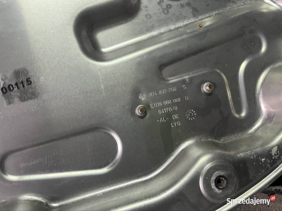 Mechanizm szyby podnośnik prawy przód przedni