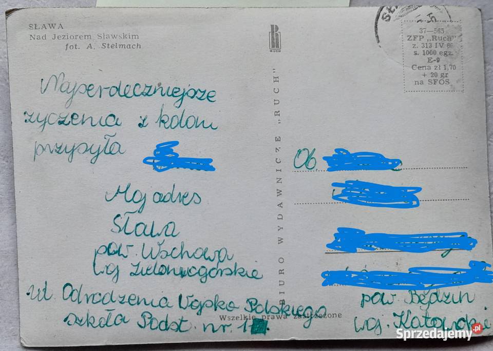 Stare pocztówki kartki PRL Opole Turawa Bobrza Antyki, Sztuka, Kolekcje Dąbrowa Górnicza sprzedam