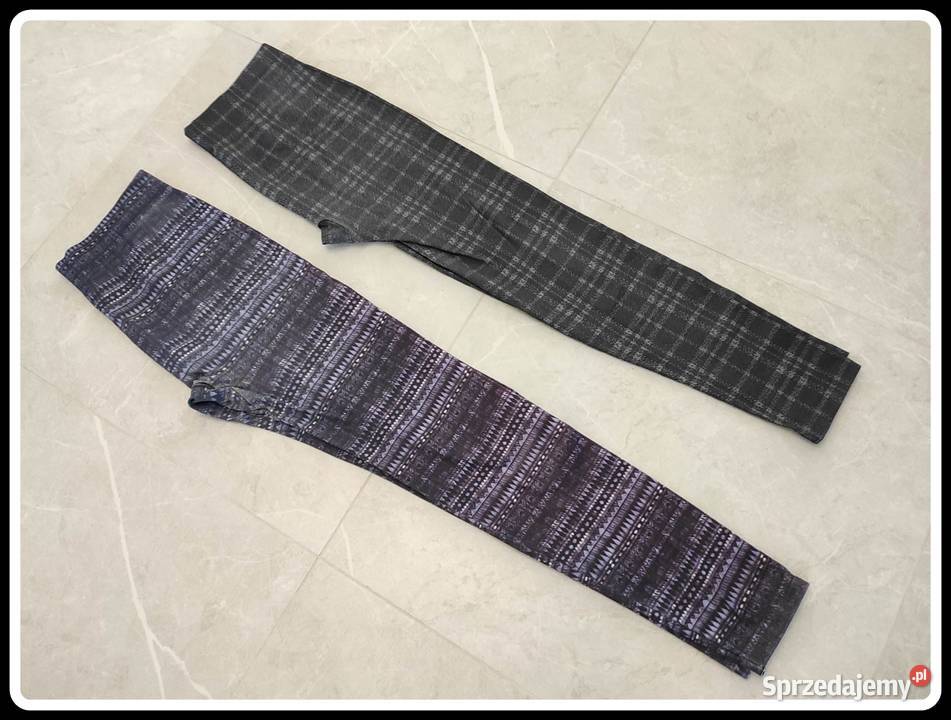 Legginsy wzorzyste 2 pary rozmiar 40 L Płock