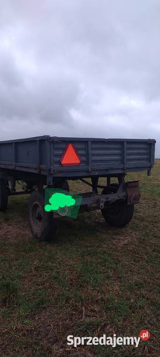 Sprzedam przyczepę Sanok D 47 wywrotkę nieuszkodzony Staniszewo sprzedam