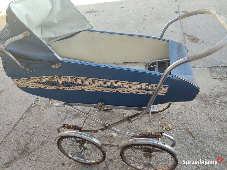 Wózek dziecięcy PRL lata 60 Łowkowice