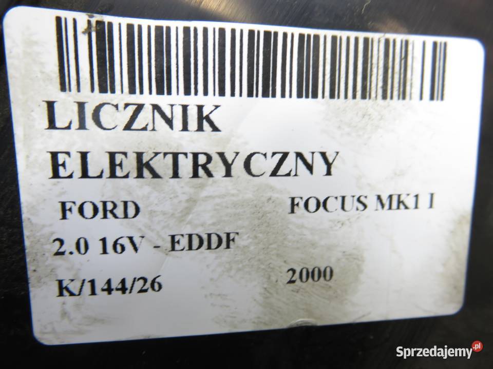 LICZNIK FORD FOCUS MK1 I 20 16V EDDF 98AB10849CF Liczniki i zegary sprzedam