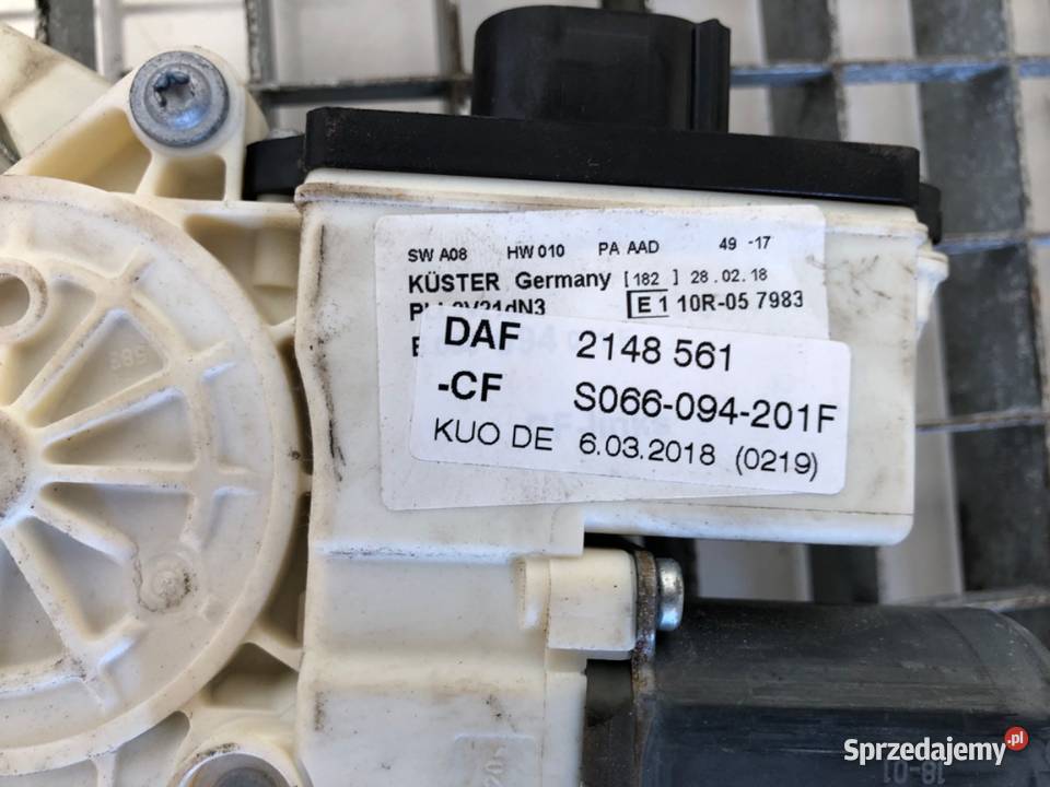 PODNOSNIK SZYBY LEWY PRZÓD DAF CF 2148561 Inny