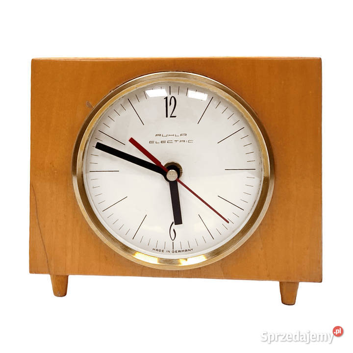 Zegar kominkowy vintage Ruhla Electric lata 70 sprzedam