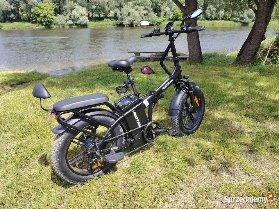 Rower Elektryczny Rattan 40 5 ah Zasięg 200 NOWY