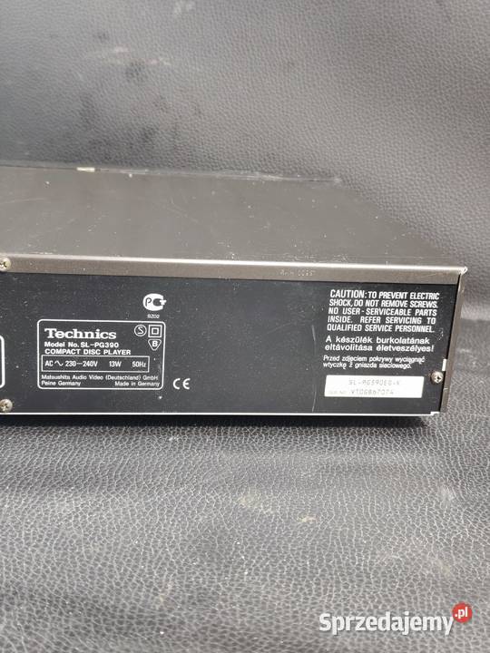 Odtwarzacz CD Technics SLPG390 Odtwarzacze CD i MD