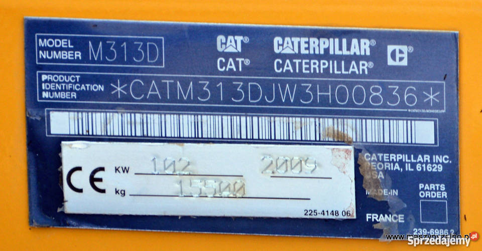 Koparka kołowa CAT M313D Żalno