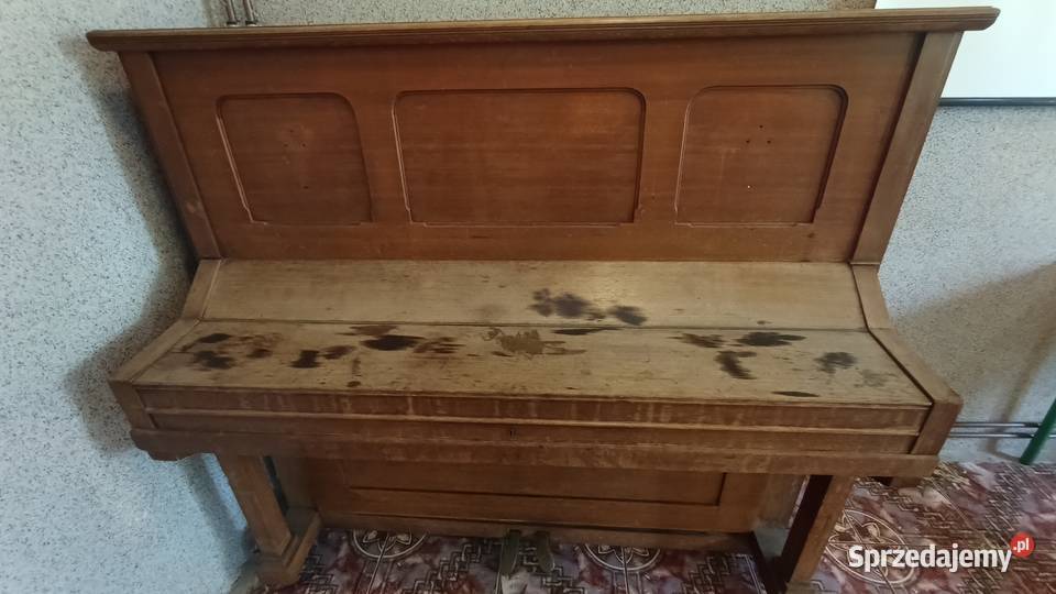 Stare pianino Th Cieplik Beuthen L Schmidt do Sławków