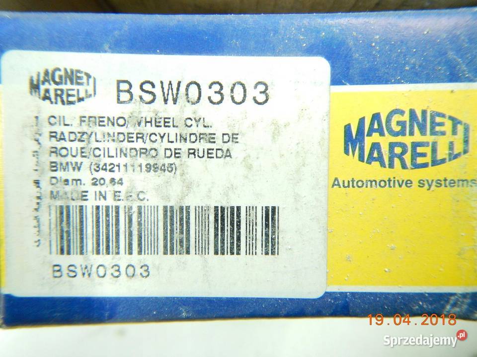 Cylinderek hamulcowy tył BMW 5 E28 2024D 098 Cylinderki