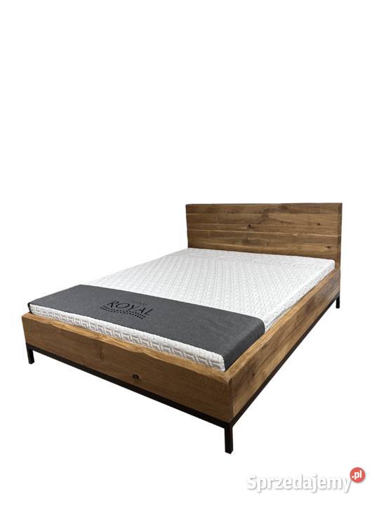 Łóżko dębowe Loft 160x200 The L01 Edgar Meble 208cm Katowice