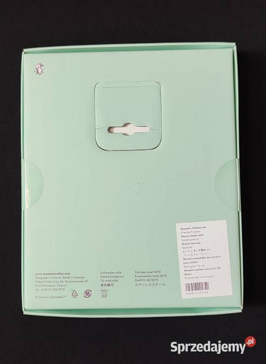 MUMINKI sztućce dzieci Przyjaciele zestaw 4 el Jasień