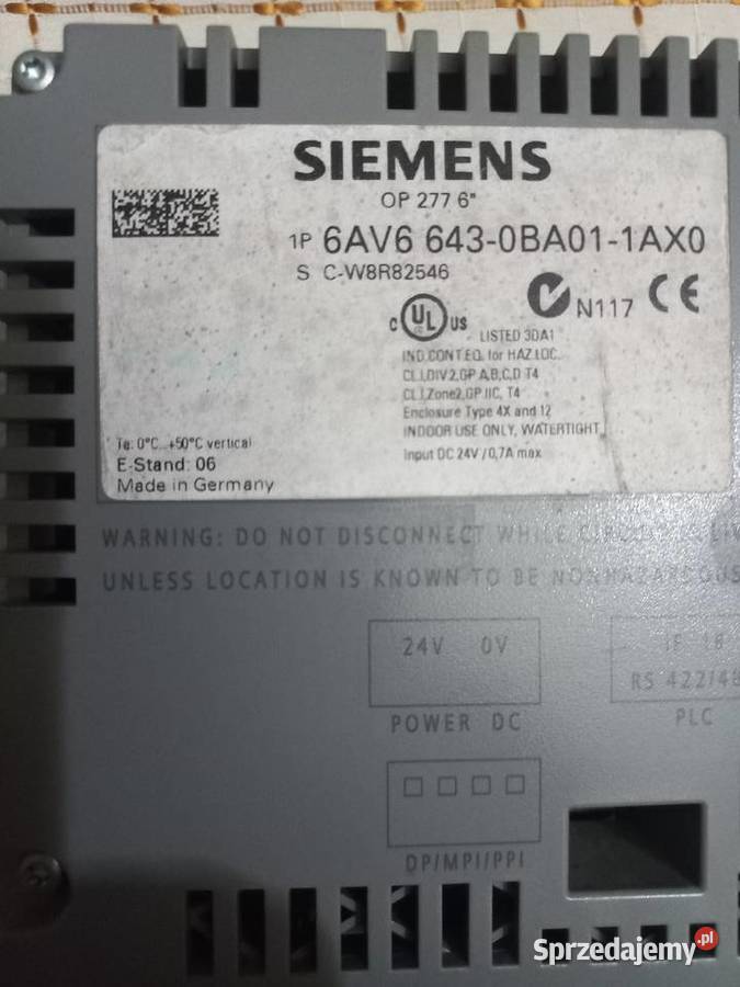 Siemens OP2776 key Pozostałe Bielsko-Biała
