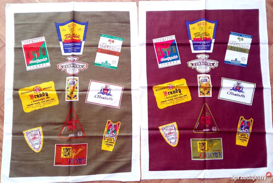 Stare chusty serwety ścierki ściereczki z Tuchola