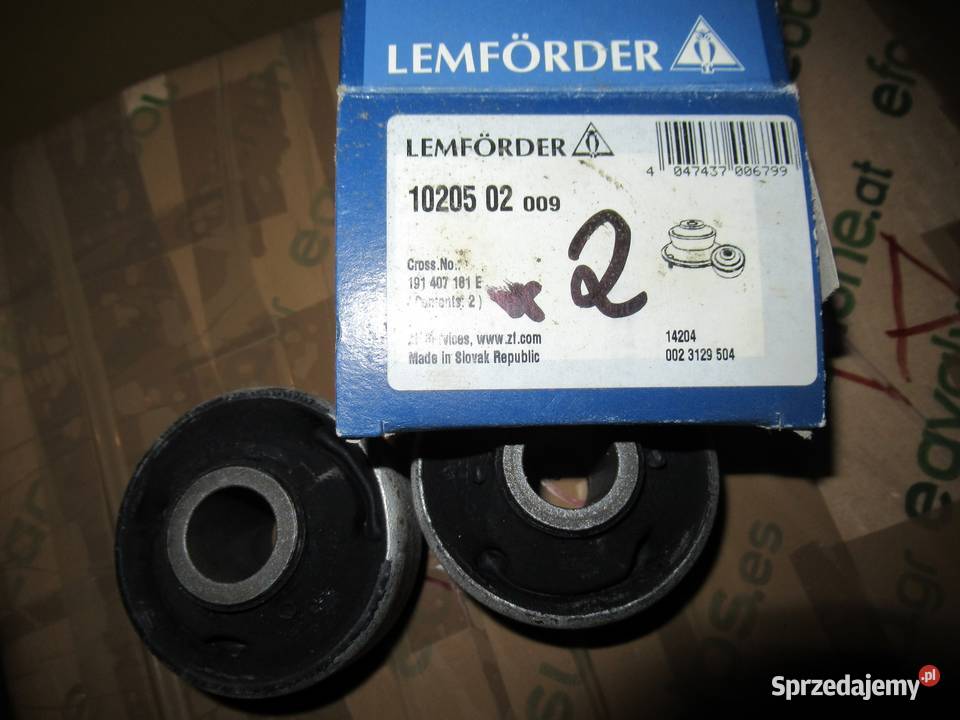 Tuleja wahacza VW Golf Vento Lemforder 12005 02 Tuleje