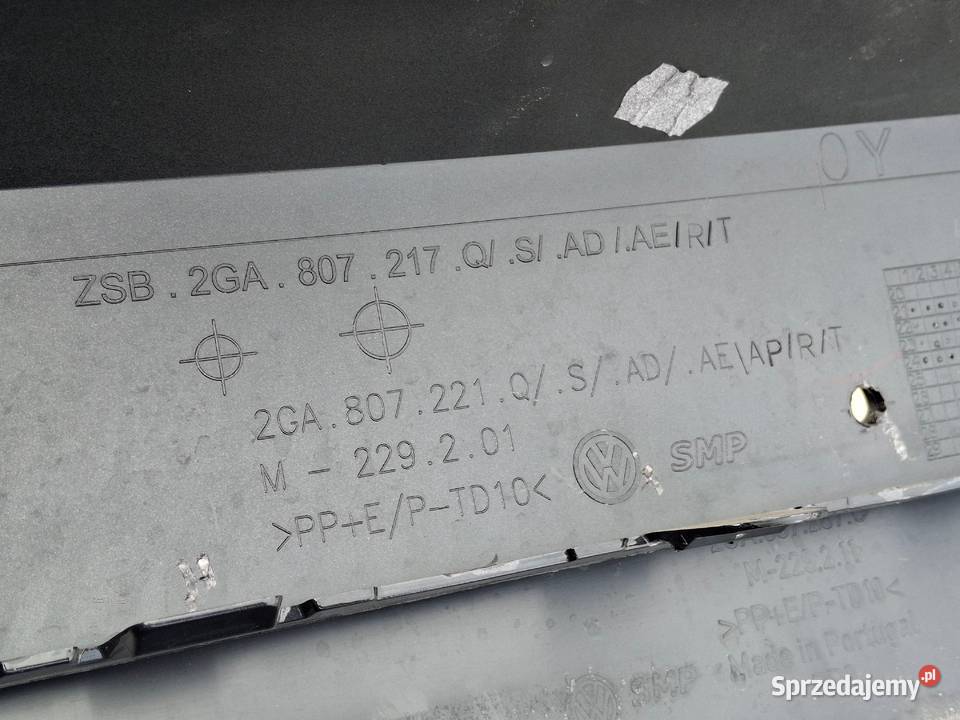 VW TROC LIFT 21 ZDERZAK PRZÓD PRZEDNI PDC osobowe Bieleń