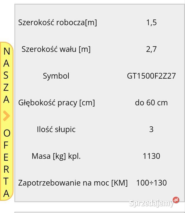 Głębosz na 3 łapy Dziekan Okazja nieuszkodzony świętokrzyskie Opatów
