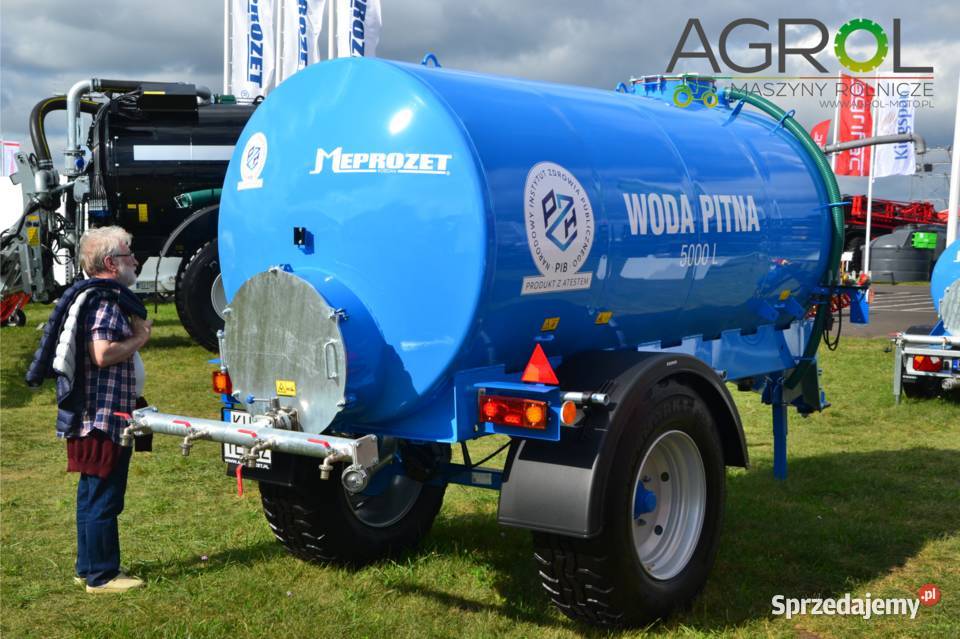 Wóz do wody pitnej 5000l transport 4350l beczka Mława