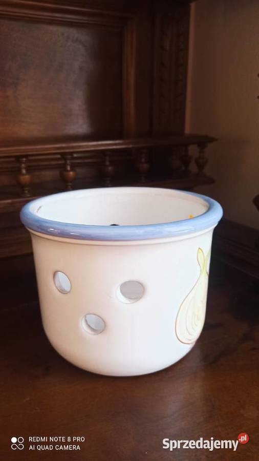 Donica z cebulą do powieszenia Ciężka gruba pomorskie Gdańsk