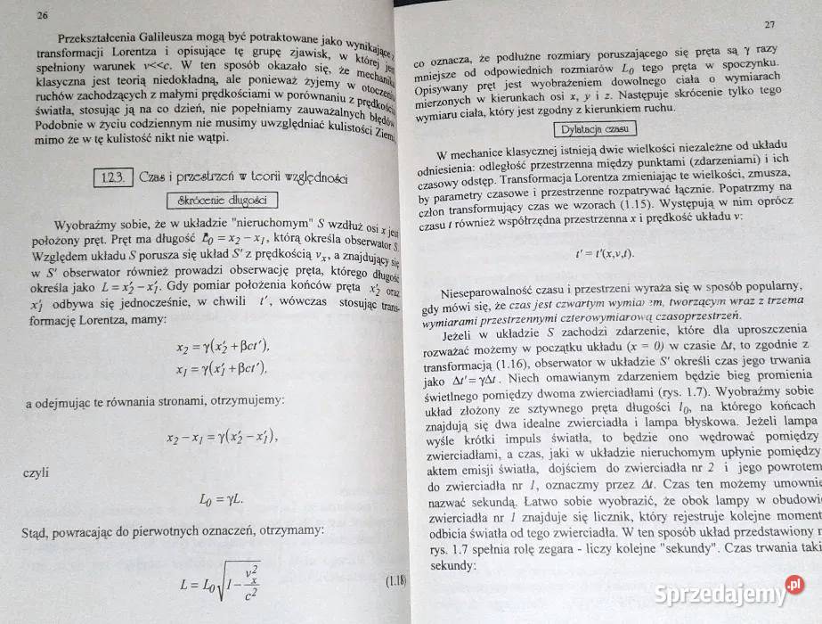 Elementy fizyki menedżerów Janina HaładyjRóżak sprzedam