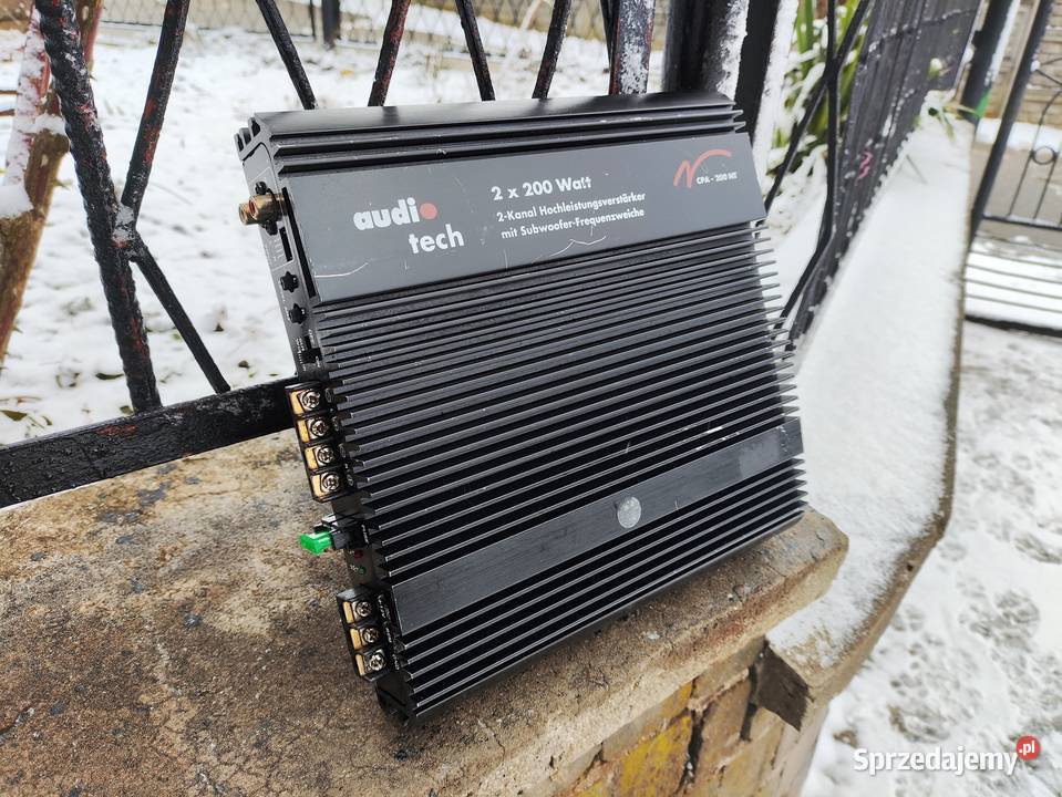 Wzmacniacz samochodowy 2 kanałowy Audiotech Niegowonice