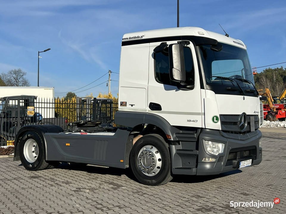 Mercedes ACTROS 1840 Euro 6 ADR HYDRAULIKA Niska serwisowany w ASO Widełki