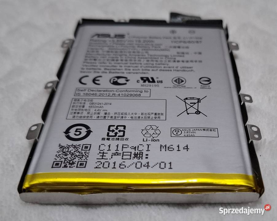 Bateria C11P1508 część do Asus Zenfone Z010D śląskie Czeladź sprzedam