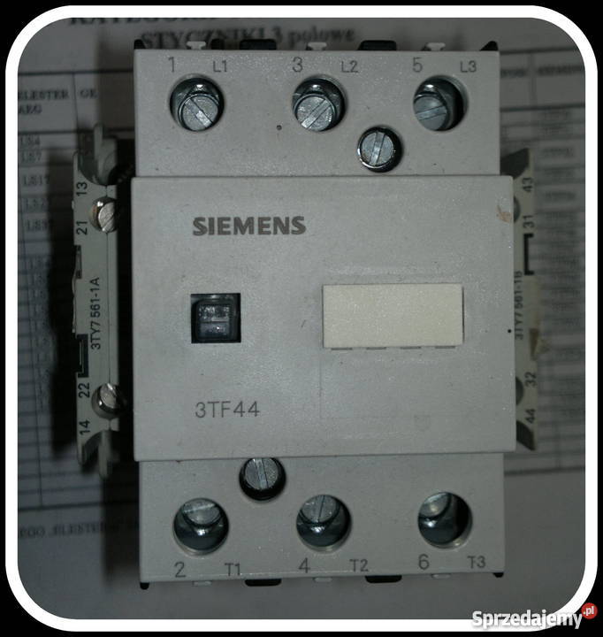 Stycznik siemens 3TF44 24V stałego Dąbrowa Górnicza