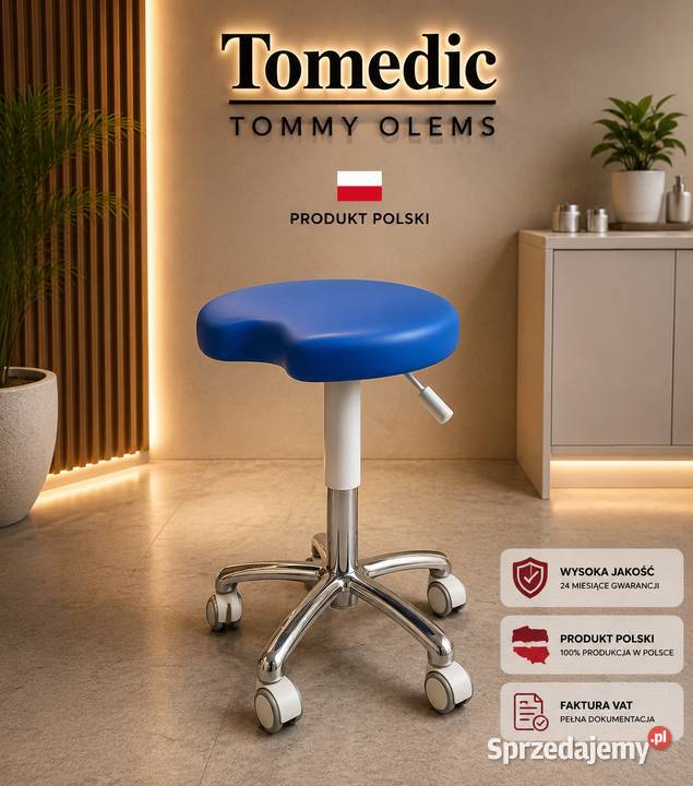 Taborety lekarskie kosmetyczne szerokie Łódź sprzedam