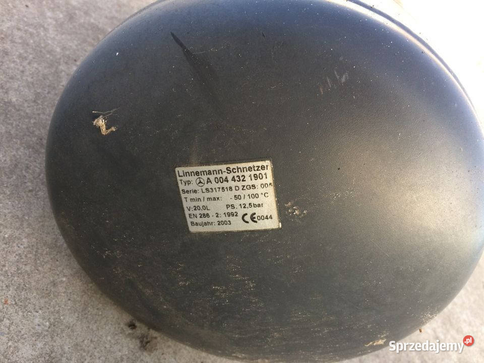 Butla Zbiornik Powietrza MB A0044321901 LS317518 Motoryzacja lubuskie