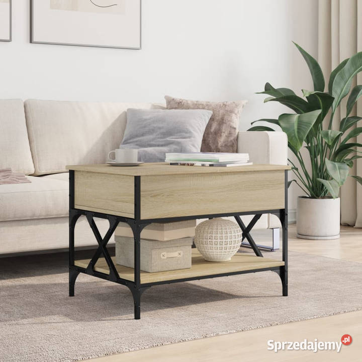 Stolik kawowy dąb sonoma 70x50x50 WM845352 Warszawa