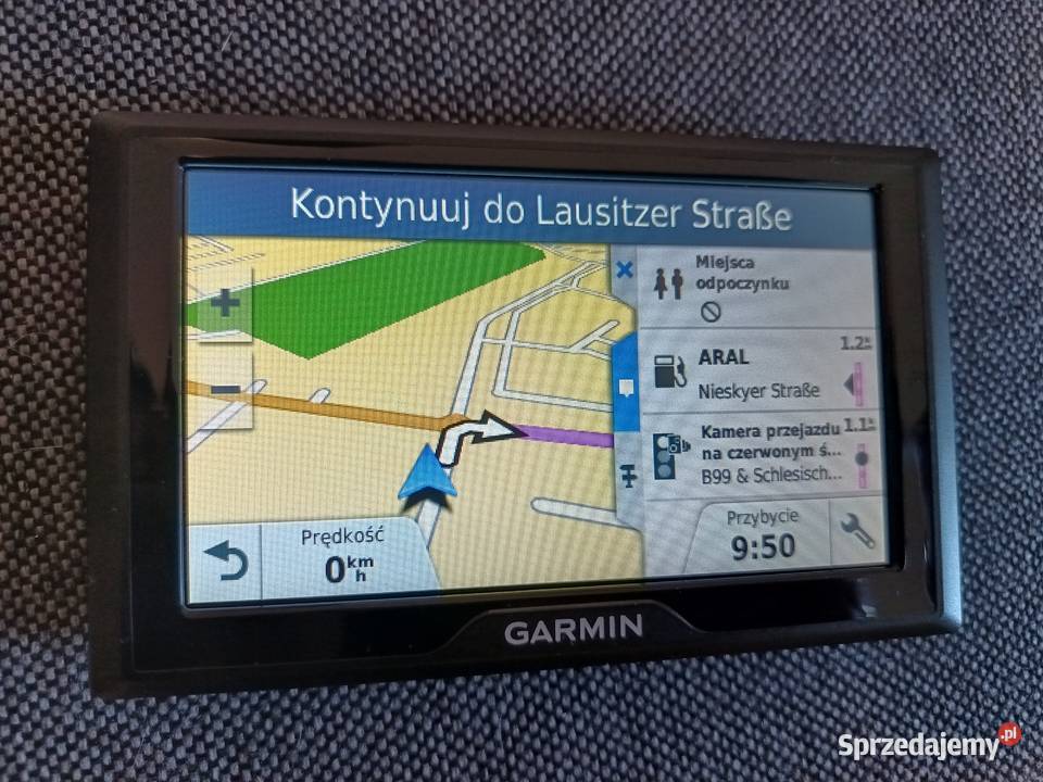 Garmin 5S z doźyw aktualizacją korki radary Zgorzelec