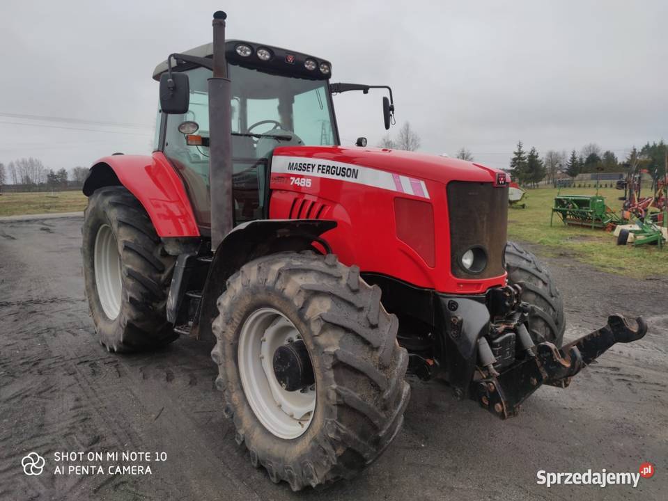 Massey Ferguson 7485 09r z Tuzem moc 170 silnik Czersk