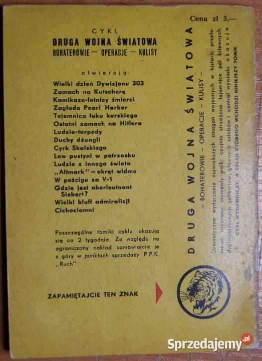 Żółty Tygrys Tajemnica Łuku Kurskiego 1958