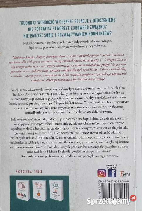 Uwolnić się Ciężaru Dysfunkcyjnej rodziny Bielawa sprzedam