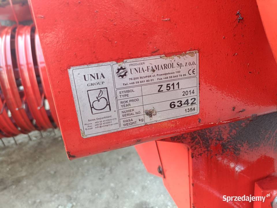 Prasa unia famarol z511 Kraków sprzedam