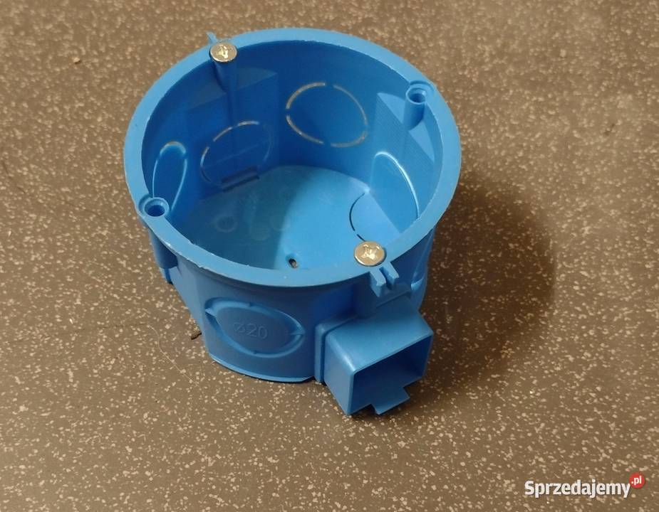 Puszka podtynkowa 60 mm szeregowa z wkrętami 70 Dom i Ogród Libiąż