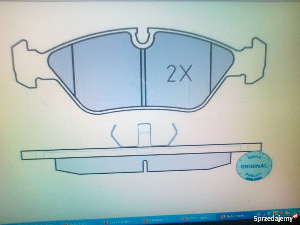 KLOCKI HAMULCOWE BMW E30 316 8390 1618202525D mazowieckie Pruszków sprzedam