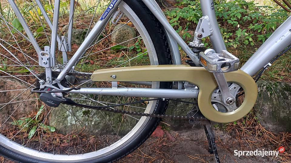 Rower Miejski Męski Alu City Star Sram S7 biegów Wołów