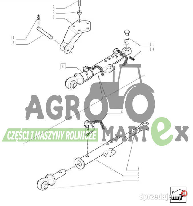 5197574 100186004 STABILIZATOR BOCZNY L390475 Wichrów sprzedam