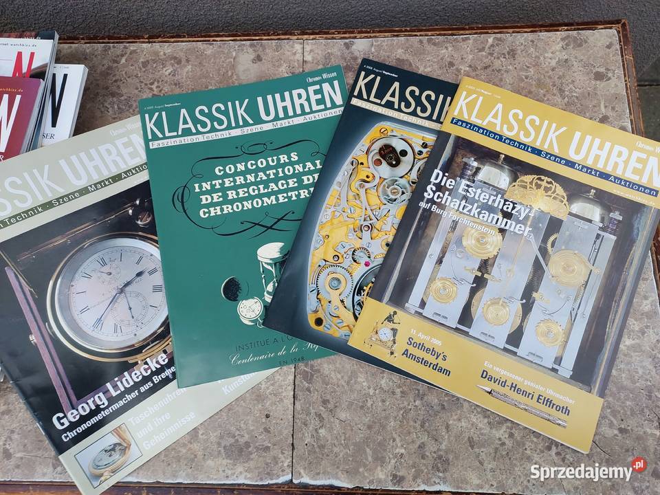 Niemieckie czasopisma zegary i zegarki Klassik pomorskie Tczew