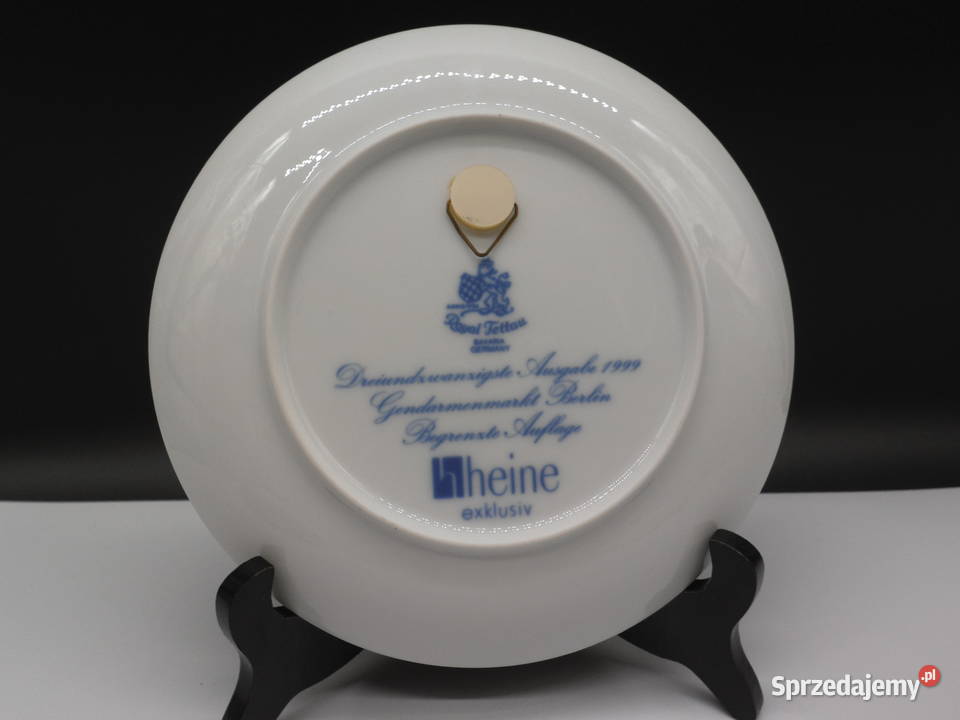Porcelanowy Talerz Świąteczny Royal Tettau 1999 wielkopolskie Raszków