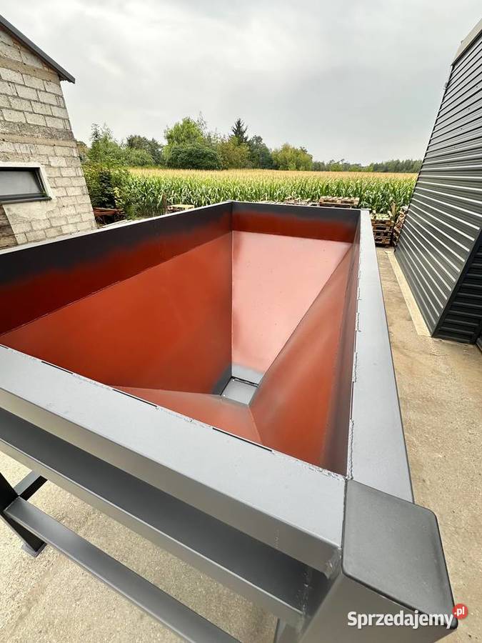 Kosz Kontener zasypowy paczkarka zasobnik 65m3 Biznes i Przemysł Niedrzew Pierwszy