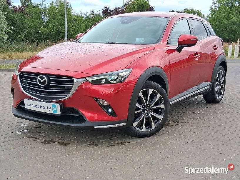 Mazda CX3 20 29000 Przebiegu Full LED Skóra Navi nieuszkodzony Słupca