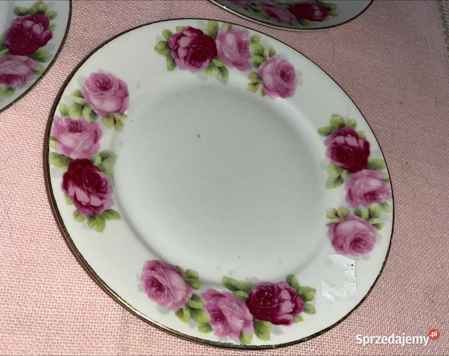 Talerzyk deserowy Róża Cecylie Bez sygnatury
